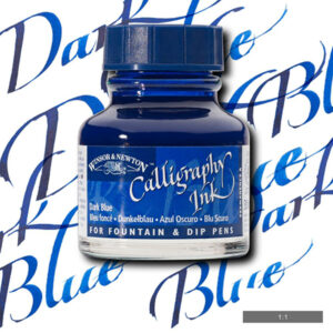 222 - Blu Scuro 30 ML Inchiostro Calligrafico Winsor e Newton