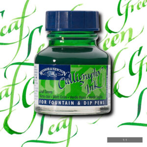 341 - Verde Dorato 30 ML Inchiostro Calligrafico Winsor e Newton