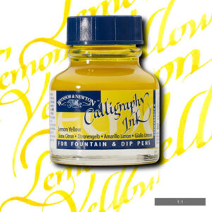 345 - Giallo Limone 30 ML Inchiostro Calligrafico Winsor e Newton