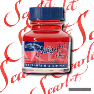 601 - Scarlatto 30 ML Inchiostro Calligrafico Winsor e Newton