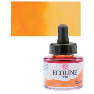 236 - Arancio Chiaro Acquarello 30 ML Acquarelli Liquidi Ecoline Talens