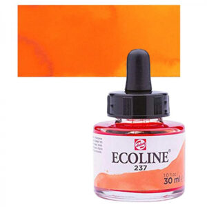 237 - Arancio Scuro Acquarello 30 ML Acquarelli Liquidi Ecoline Talens