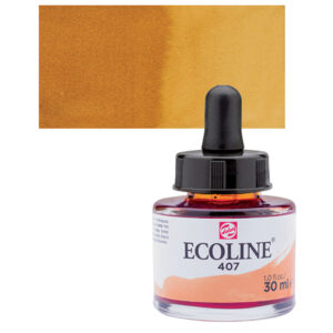 407 - Ocra Scura Acquarello 30 ML Acquarelli Liquidi Ecoline Talens