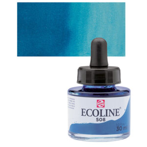 508 - Blu Prussia Acquarello 30 ML Acquarelli Liquidi Ecoline Talens