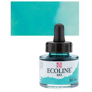 661 - Verde Turchese Acquarello 30 ML Acquarelli Liquidi Ecoline Talens