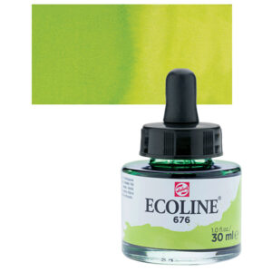 676 - Verde Erba Acquarello 30 ML Acquarelli Liquidi Ecoline Talens