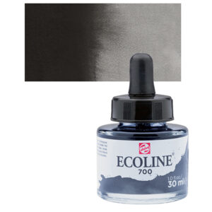 700 - Nero Acquarello 30 ML Acquarelli Liquidi Ecoline Talens