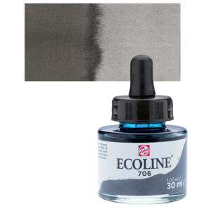 706 - Grigio Scuro Acquarello 30 ML Acquarelli Liquidi Ecoline Talens