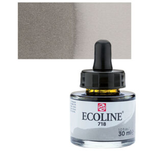 718 - Grigio Caldo Acquarello 30 ML Acquarelli Liquidi Ecoline Talens
