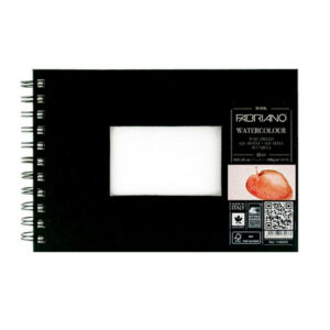 Watercolour Book Spiralato - 14,8x2 1, Grana Fine, 25 Fogli, 300 gr. Fabriano