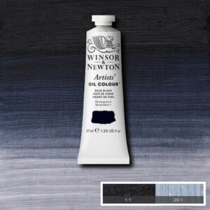 W105 - 034 - Nero bluastro 37 ML Olio Winsor e Newton Artist