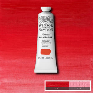 W020 - 042 - Rosso brillante 37 ML Olio Winsor e Newton Artist