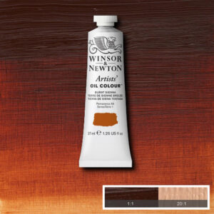 W093 - 074 - Terra di Siena bruciata 37 ML Olio Winsor e Newton Artist