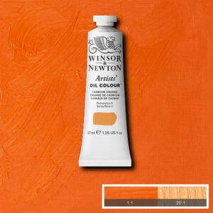 W014 - 089 - Giallo di cadmio arancio 37 ML Olio Winsor e Newton Artist