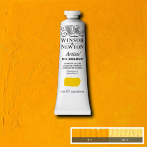 W009 - 108 - Giallo di cadmio 37 ML Olio Winsor e Newton Artist