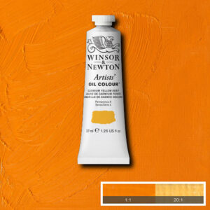 W010 - 111 - Giallo di cadmio scuro 37 ML Olio Winsor e Newton Artist