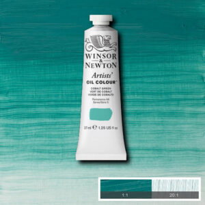 W063 - 184 - Verde di cobalto 37 ML Olio Winsor e Newton Artist