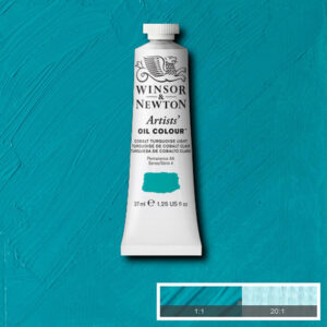 W039 - 191 - Turchese di cobalto chiaro 37 ML Olio Winsor e Newton Artist