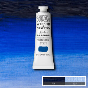 W042 - 263 - Oltremare francese  37 ML Olio Winsor e Newton Artist