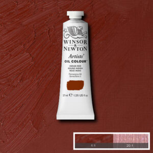 W089 - 317 - Rosso indiano 37 ML Olio Winsor e Newton Artist
