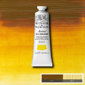 W012 - 320 - Giallo indiano scuro  37 ML Olio Winsor e Newton Artist