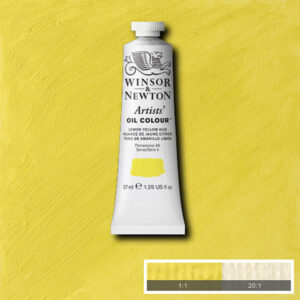 W001 - 347 - Giallo di limone imit  37 ML Olio Winsor e Newton Artist