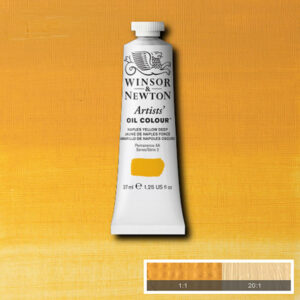 W073 - 425 - Giallo di Napoli scuro 37 ML Olio Winsor e Newton Artist