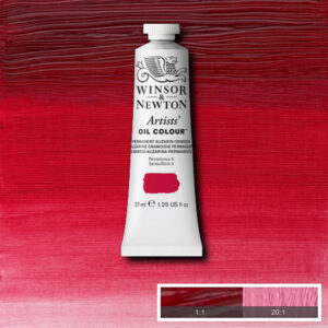 W024 - 468 - Cremisi d'alizarina permanente  37 ML Olio Winsor e Newton Artist