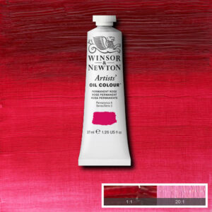 W017 - 502 - Rosa permanente 37 ML Olio Winsor e Newton Artist