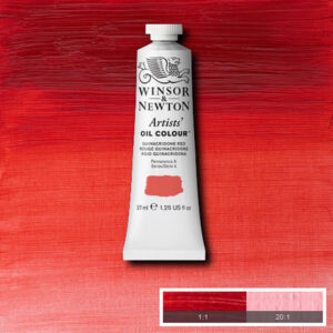 W025 - 548 - Rosso quinacridone 37 ML Olio Winsor e Newton Artist