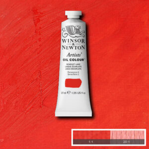 W018 - 603 - Lacca scarlatta 37 ML Olio Winsor e Newton Artist