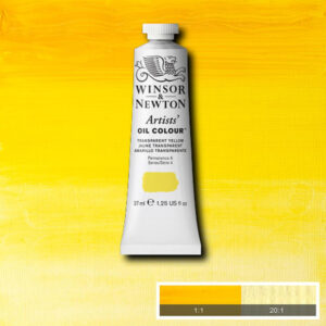 W005 - 653 - Giallo trasparente 37 ML Olio Winsor e Newton Artist