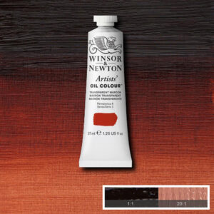 W085 - 657 - Bruno rossiccio trasparente 37 ML Olio Winsor e Newton