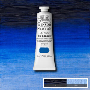 W048 - 667 - Oltremare (tonalità verde) 37 ML Olio Winsor e Newton Artist