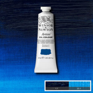 W050 - 707 - Blu Winsor (tonalità verde) 37 ML Olio Winsor e Newton Artist