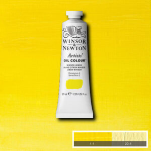W002 - 722 - Giallo limone Winsor  37 ML Olio Winsor e Newton Artist