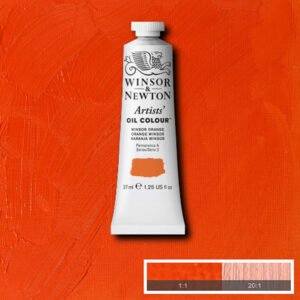 W015 - 724 - Arancio Winsor 37 ML Olio Winsor e Newton Artist