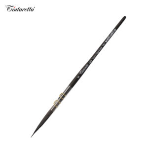 Pennello Serie 1408 Pelo Vajo Kazan, ghiera sint. Extra Lungo, tondo N.2/0 Tintoretto