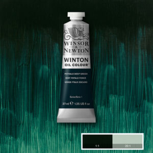W037 - 048 - Verde ftalo scuro 37 ML Olio Winton Winsor e Newton