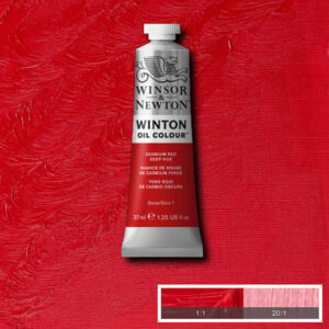 W013 - 098 - Rosso di cadmio scuro imit 37 ML Olio Winton Winsor e Newton