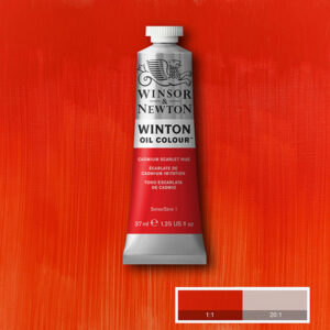 W011 - 107 - Scarlatto di cadmio imit 37 ML Olio Winton Winsor e Newton