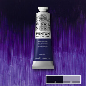 W026 - 406 - Blu diossazina 37 ML Olio Winton Winsor e Newton