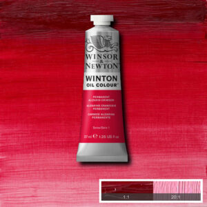 W017 - 468 - Cremisi d'alizarina permanente 37 ML Olio Winton Winsor e Newton