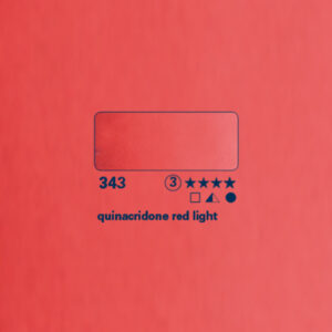 343 - rosso quinacridone chiaro Acquerello 1/2 Godet Horadam Schmincke