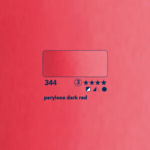 344 - rosso di perylene scuro Acquerello 1/2 Godet Horadam Schmincke