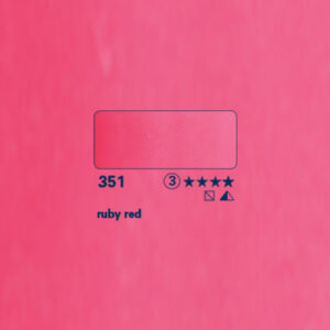 351 - rosso rubino Acquerello 1/2 Godet Horadam Schmincke