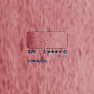 370 - rosa di Potters Acquerello 1/2 Godet Horadam Schmincke