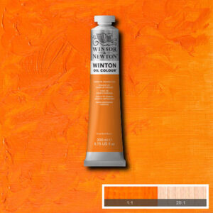 W007 - 090 - Giallo di cadmio arancio imit 200 ML Olio Winton Winsor e Newton