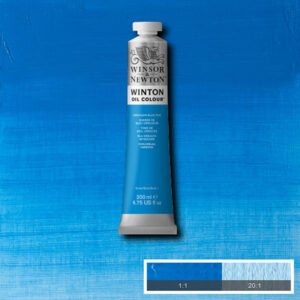 W022 - 138 - Blu ceruleo imit 200 ML Olio Winton Winsor e Newton