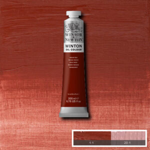 W044 - 317 - Rosso indiano 200 ML Olio Winton Winsor e Newton